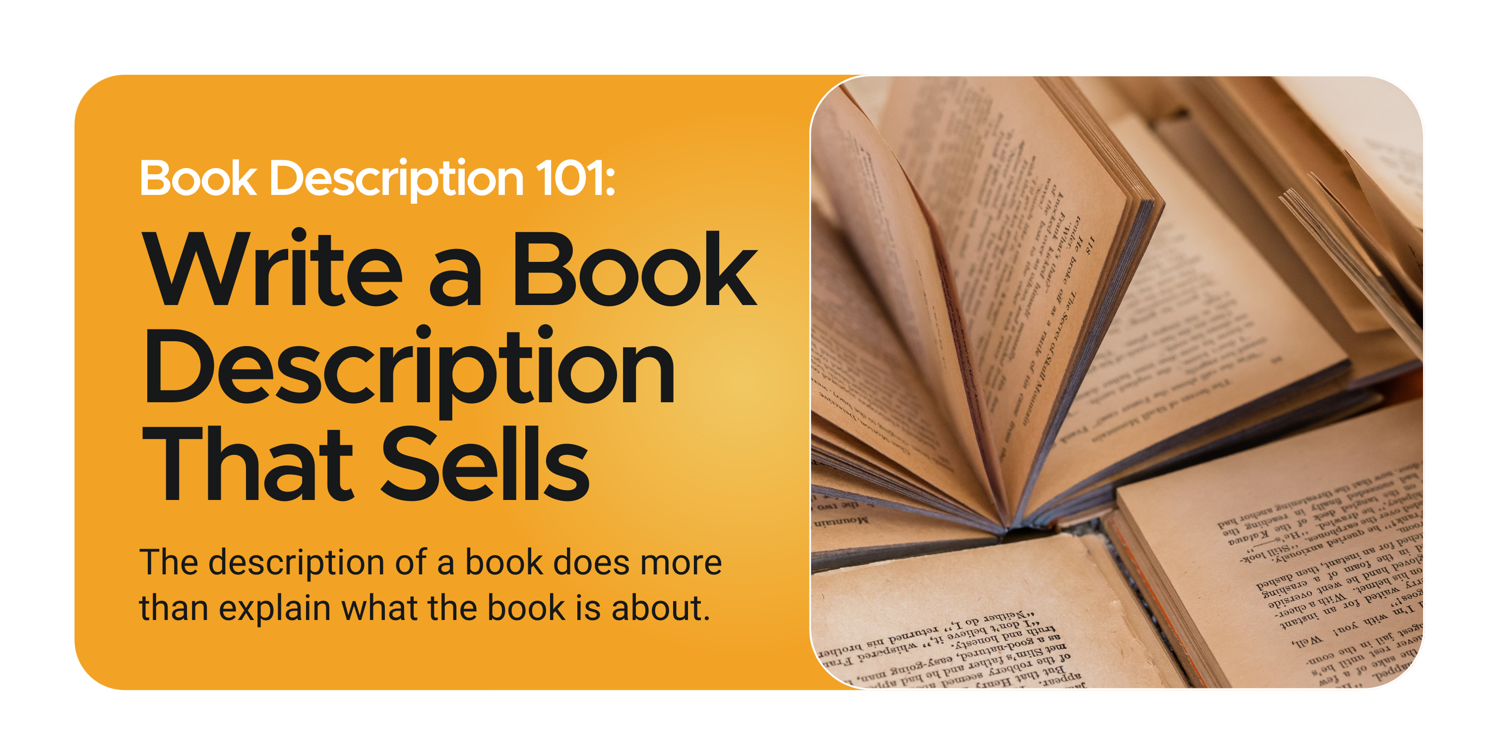 Description of a book - How to write book description - Description of the book