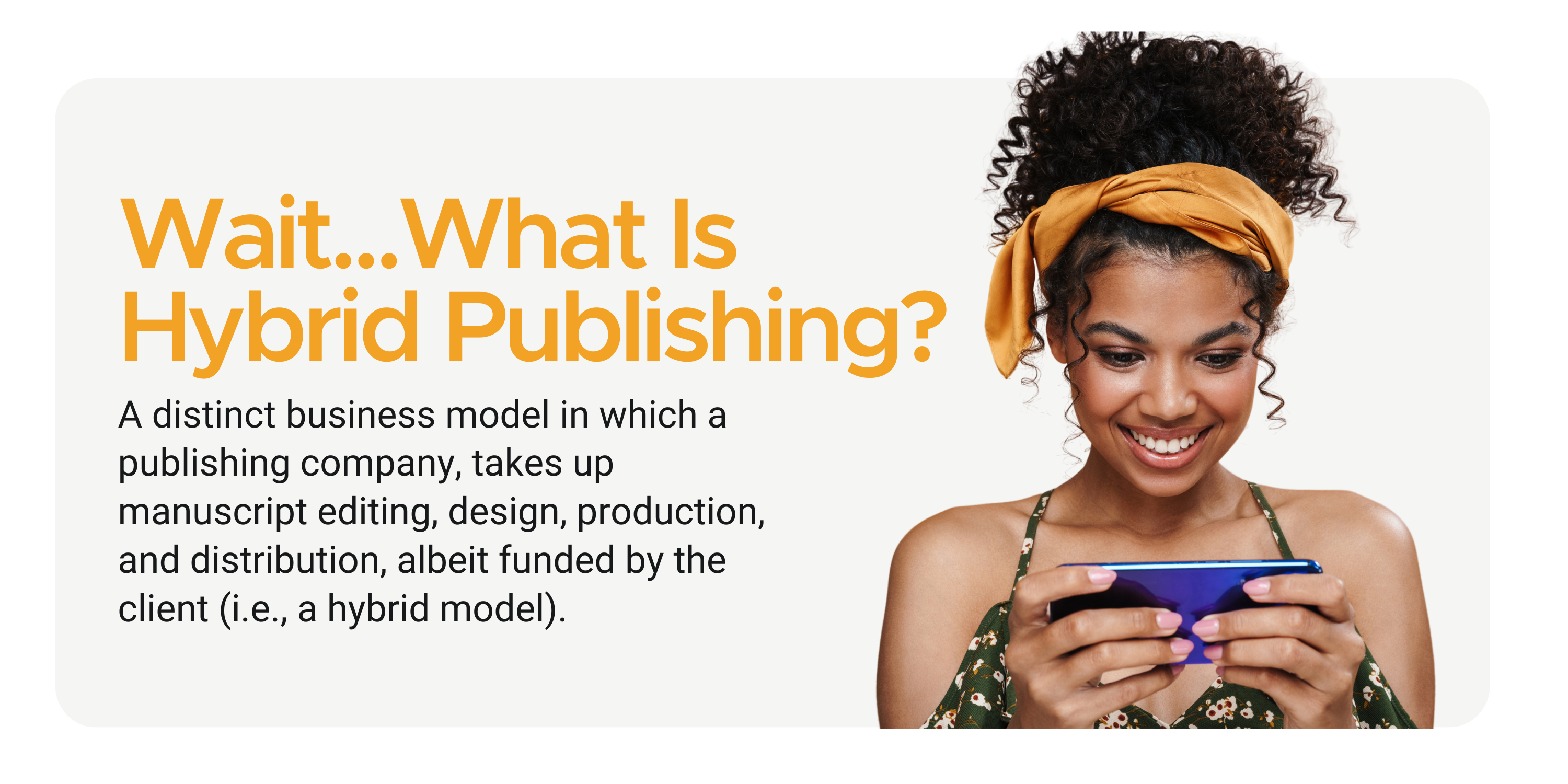 Hybrid publishers - Hybrid self publishing