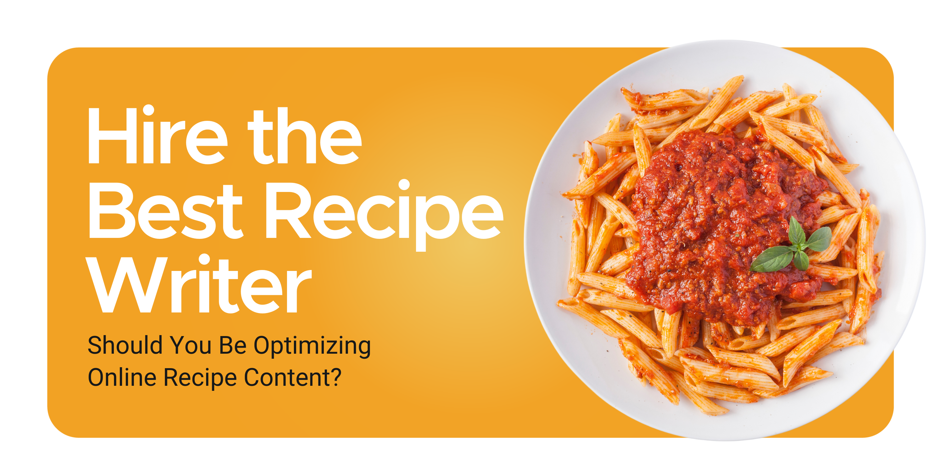 Recipe Writers for Hire